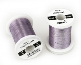 Flat Colour Wire, Ultrafine, Wide, Light Violet Silver